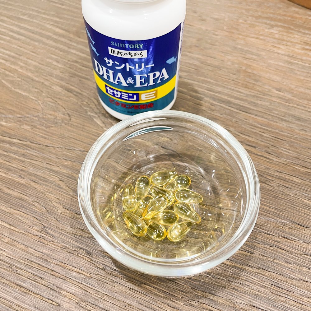 市售13大魚油推薦_【Suntory 三得利】 魚油DHA&EPA+芝麻明E